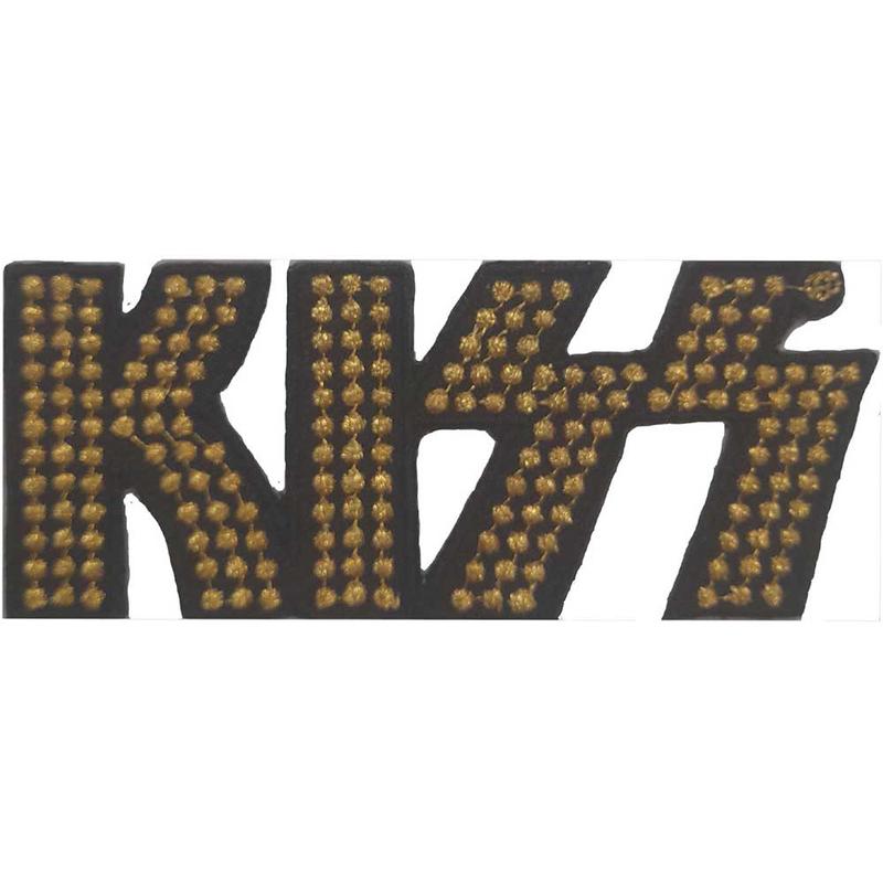 Kiss \"Gold Studded Logo\" (patch)