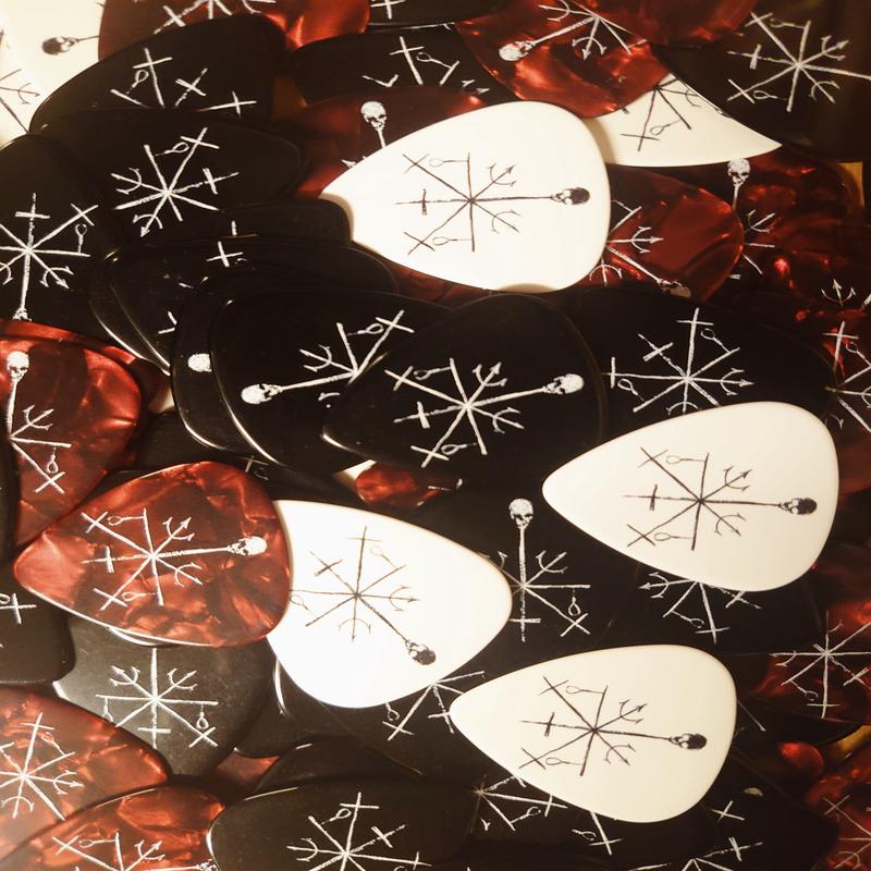 Djevel \"Sigil Black\" (guitar pick, heavy)